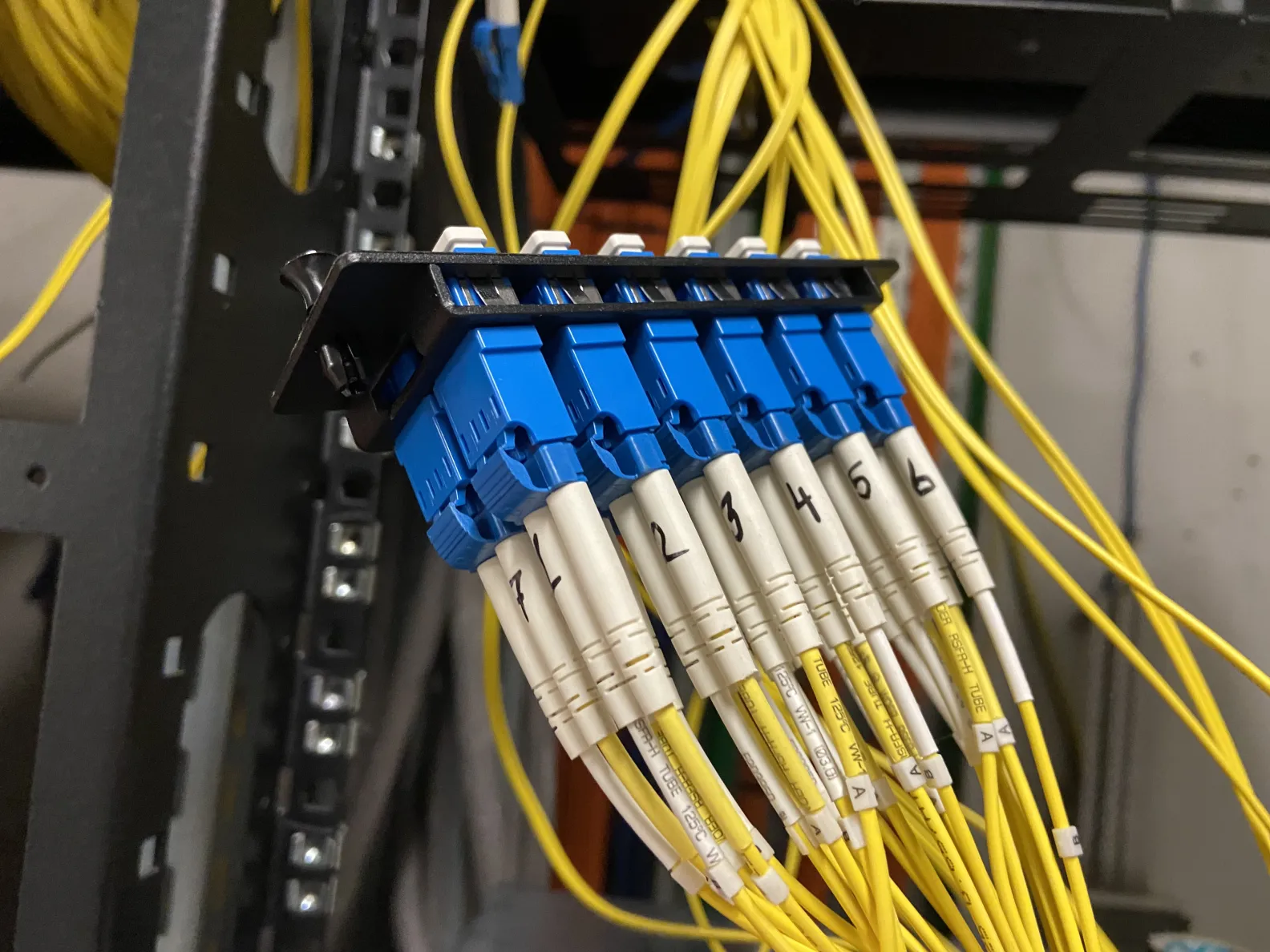 Installation des patch-panels