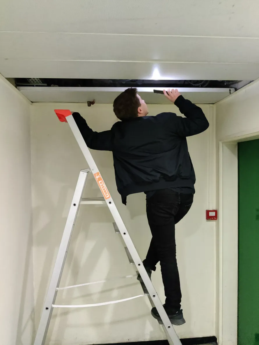 Repérage des chemins de câbles existants